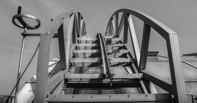 Self-Guided - Grayscale Photo of a Building