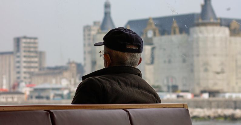 Riverboat - An Eldery Man Travelling on a River Boat 