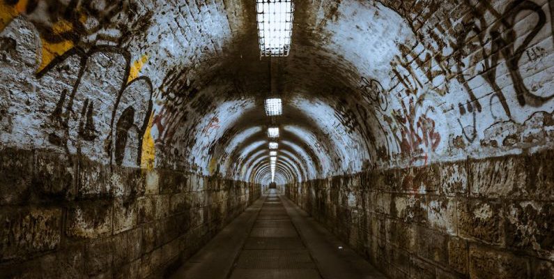 Underground - Tunnel With Lights