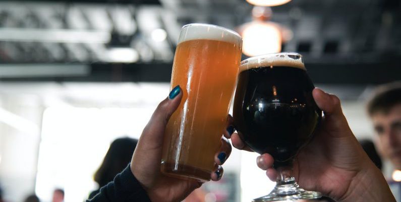 Craft Beer - Selective Focus Photography Of People Having A Toast