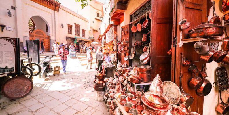 Souvenir Shops - Brown Containers