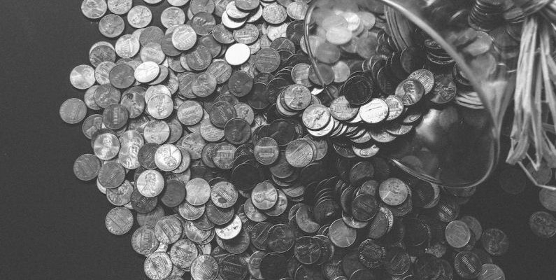 Budget - Grayscale Photo of Coins