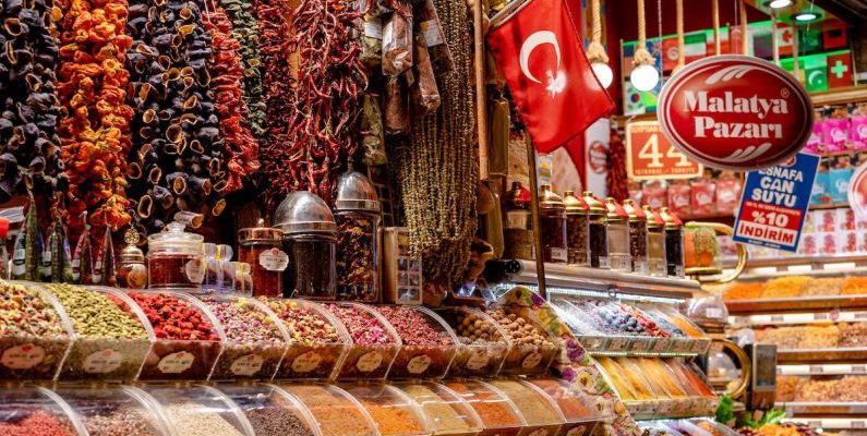 Delights - Red and Silver Chinese Lanterns on Brown Wooden Shelf