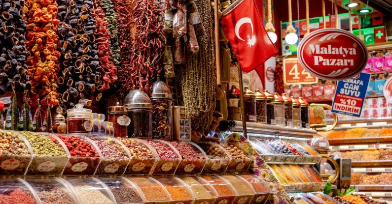 Delights - Red and Silver Chinese Lanterns on Brown Wooden Shelf