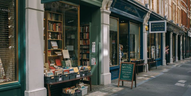 Bookstores - Street with Bookstores
