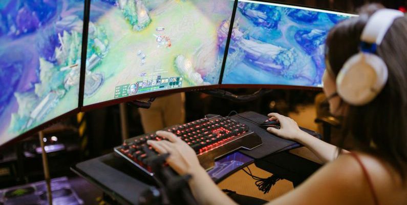 Legends - A Woman Playing League of Legends