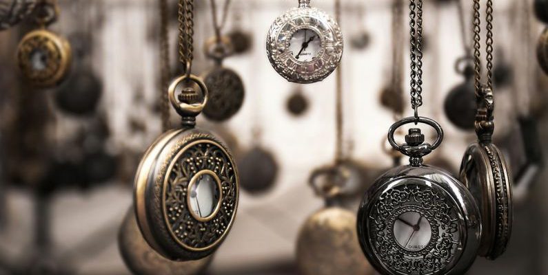 Antique - Assorted Silver-colored Pocket Watch Lot Selective Focus Photo
