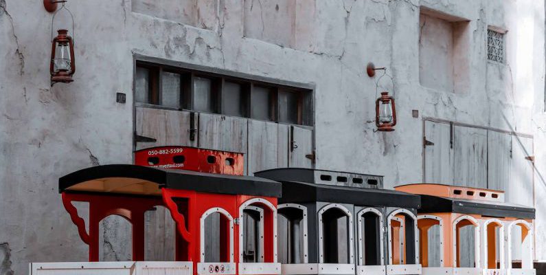 Guided Tour - Street Train for City Tours with Tourists