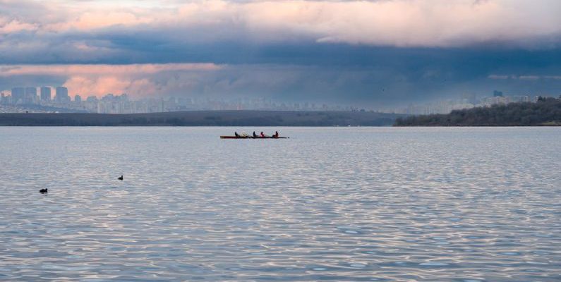 Paddle Boat - Free stock photo of beautiful sky, blue, boat