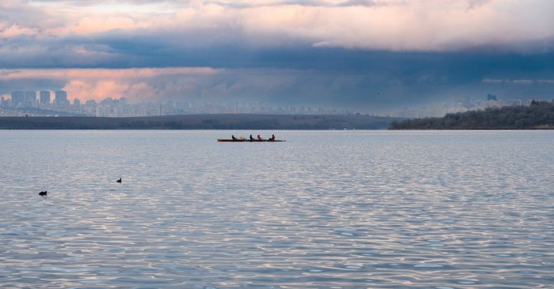 Paddle Boat - Free stock photo of beautiful sky, blue, boat